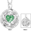 Never Ending Love Personalized Flip Pendant Necklace Never Ending Love Personalized Flip Pendant Necklace