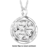 Never Ending Love Personalized Flip Pendant Necklace Never Ending Love Personalized Flip Pendant Necklace