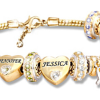 Pour toujours dans le cœur d’une mère Bracelet personnalisé Pour toujours dans le cœur d’une mère Bracelet personnalisé