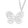 Spread Your Wings & Fly Personalized Pendant Necklace Spread Your Wings & Fly Personalized Pendant Necklace