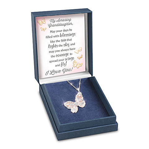 Spread Your Wings & Fly Personalized Pendant Necklace Spread Your Wings & Fly Personalized Pendant Necklace
