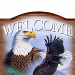 Soaring Guardians Personalized Welcome Sign