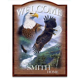 Soaring Guardians Personalized Welcome Sign Soaring Guardians Personalized Welcome Sign