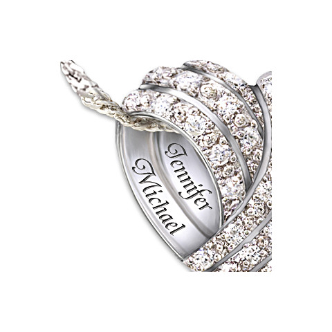 All My Love Personalized Diamond Pendant Necklace All My Love Personalized Diamond Pendant Necklace