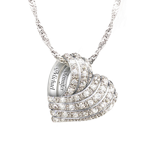 All My Love Personalized Diamond Pendant Necklace All My Love Personalized Diamond Pendant Necklace