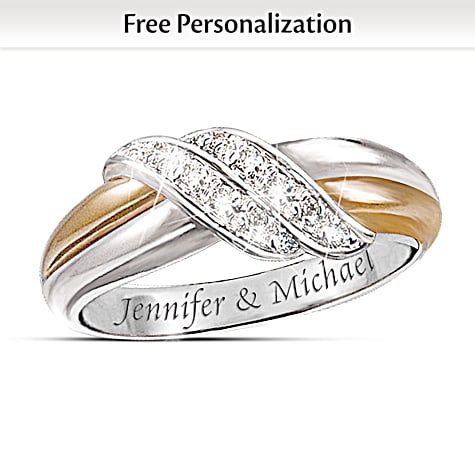 Diamond Embrace Personalized Ring Diamond Embrace Personalized Ring
