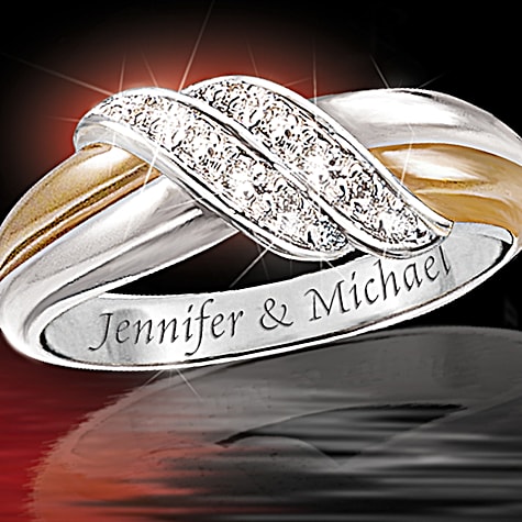 Diamond Embrace Personalized Ring Diamond Embrace Personalized Ring