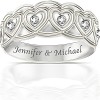 Hearts Full Of Diamonds Personalized Ring Hearts Full Of Diamonds Personalized Ring