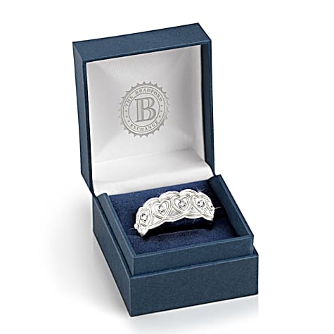 Hearts Full Of Diamonds Personalized Ring Hearts Full Of Diamonds Personalized Ring