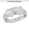 70 Genuine White Topaz Together As One Personalized Ring 70 Genuine White Topaz Together As One Personalized Ring