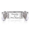 70 Genuine White Topaz Together As One Personalized Ring 70 Genuine White Topaz Together As One Personalized Ring