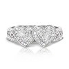 70 Genuine White Topaz Together As One Personalized Ring 70 Genuine White Topaz Together As One Personalized Ring