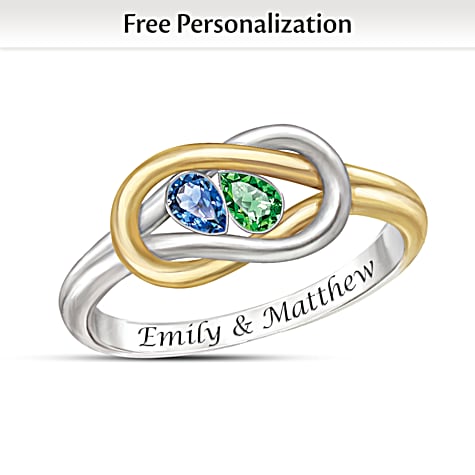Lover's Knot Personalized Ring Lover's Knot Personalized Ring