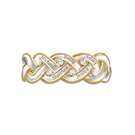 Strength Of Family Personalized Diamond Ring Strength Of Family Personalized Diamond Ring