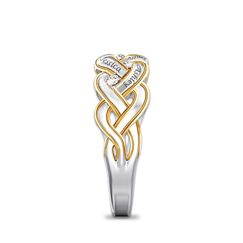 Strength Of Family Personalized Diamond Ring Strength Of Family Personalized Diamond Ring
