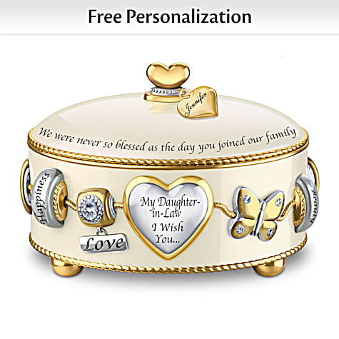 Daughter-In-Law, I Wish You Personalized Music Box Daughter-In-Law, I Wish You Personalized Music Box