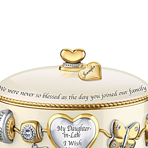 Daughter-In-Law, I Wish You Personalized Music Box Daughter-In-Law, I Wish You Personalized Music Box
