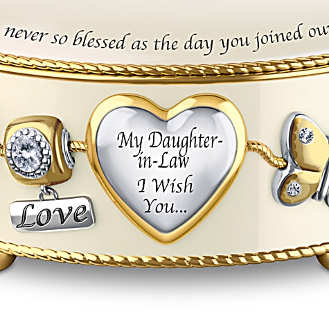 Daughter-In-Law, I Wish You Personalized Music Box Daughter-In-Law, I Wish You Personalized Music Box