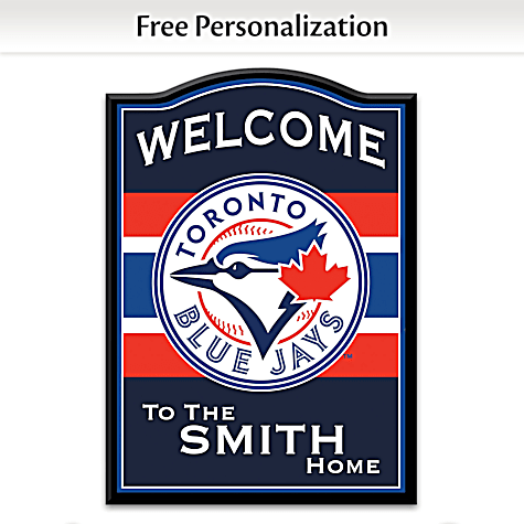 Toronto Blue Jays Personalized Welcome Sign Toronto Blue Jays Personalized Welcome Sign