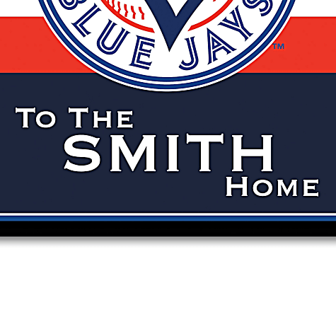 Toronto Blue Jays Personalized Welcome Sign Toronto Blue Jays Personalized Welcome Sign