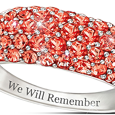 Lest We Forget Personalized Ring Lest We Forget Personalized Ring