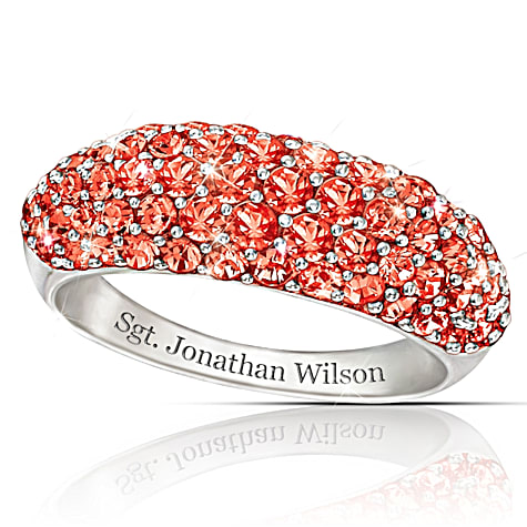 Lest We Forget Personalized Ring Lest We Forget Personalized Ring