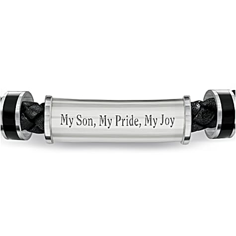Bracelet personnalisé Mon fils, ma fierté, ma joie Bracelet personnalisé Mon fils, ma fierté, ma joie