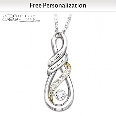 I Love You Personalized Diamond Pendant Necklace I Love You Personalized Diamond Pendant Necklace