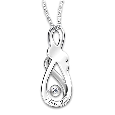 I Love You Personalized Diamond Pendant Necklace I Love You Personalized Diamond Pendant Necklace