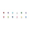 Birthstone Together Cheek To Cheek Personalized Ring Birthstone Together Cheek To Cheek Personalized Ring