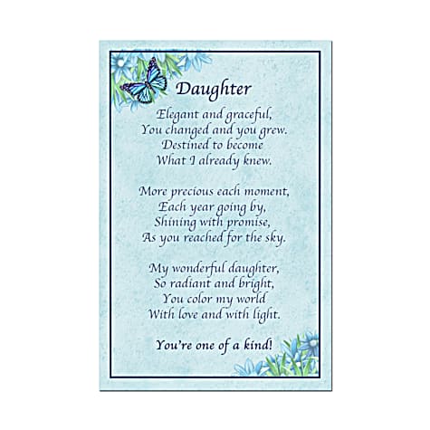 Daughter, You're One Of A Kind Personalized Pendant Necklace Daughter, You're One Of A Kind Personalized Pendant Necklace