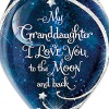 Granddaughter, I Love You Personalized Ornament Granddaughter, I Love You Personalized Ornament