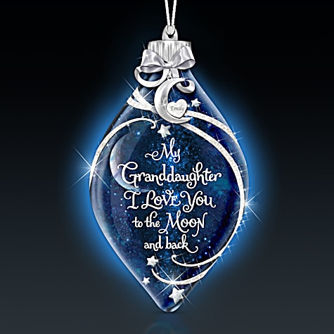 Granddaughter, I Love You Personalized Ornament Granddaughter, I Love You Personalized Ornament
