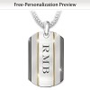 The Strength Of My Son Personalized Pendant Necklace The Strength Of My Son Personalized Pendant Necklace