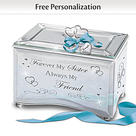 Forever My Sister, Always My Friend Personalized Music Box Forever My Sister, Always My Friend Personalized Music Box
