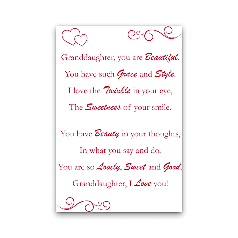 Granddaughter, You Are So Beautiful Personalized Music Box Granddaughter, You Are So Beautiful Personalized Music Box