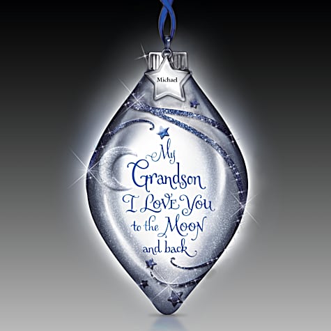 I Love You To The Moon And Back Personalized Ornament I Love You To The Moon And Back Personalized Ornament