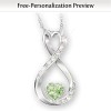 Birthstone Forever Loved Personalized Granddaughter Necklace Birthstone Forever Loved Personalized Granddaughter Necklace