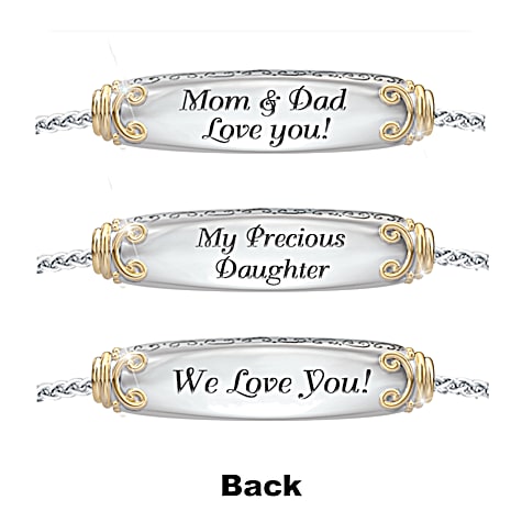 Bracelet personnalisé Precious Daughter Bracelet personnalisé Precious Daughter