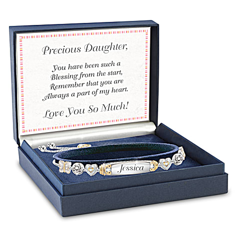 Bracelet personnalisé Precious Daughter Bracelet personnalisé Precious Daughter