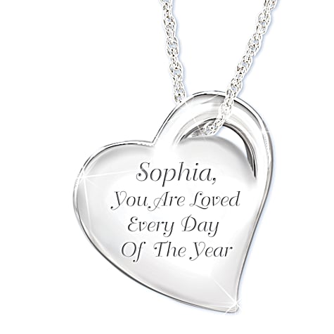 Amour pour toute l’année Collier pendentif personnalisé Amour pour toute l’année Collier pendentif personnalisé
