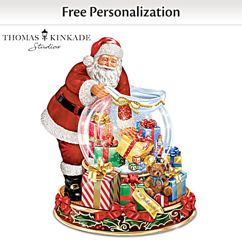 Thomas Kinkade Wishes Come True Personalized Snowglobe Thomas Kinkade Wishes Come True Personalized Snowglobe