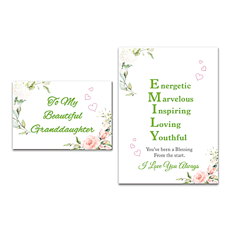 My Beautiful Granddaughter Personalized Bracelet My Beautiful Granddaughter Personalized Bracelet