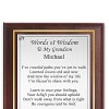 Petits-fils Mots de sagesse Décoration murale personnalisée Petits-fils Mots de sagesse Décoration murale personnalisée