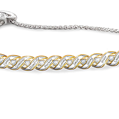 Diamond For All That You Are Personalized Daughter Bracelet Diamond For All That You Are Personalized Daughter Bracelet