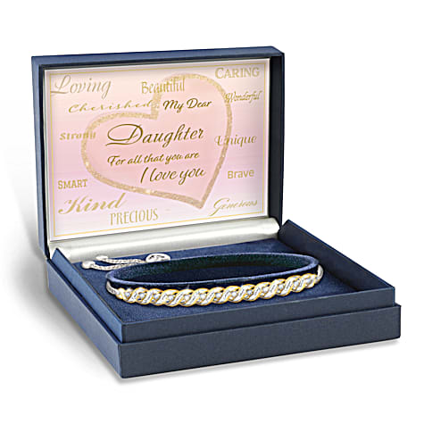 Diamond For All That You Are Personalized Daughter Bracelet Diamond For All That You Are Personalized Daughter Bracelet