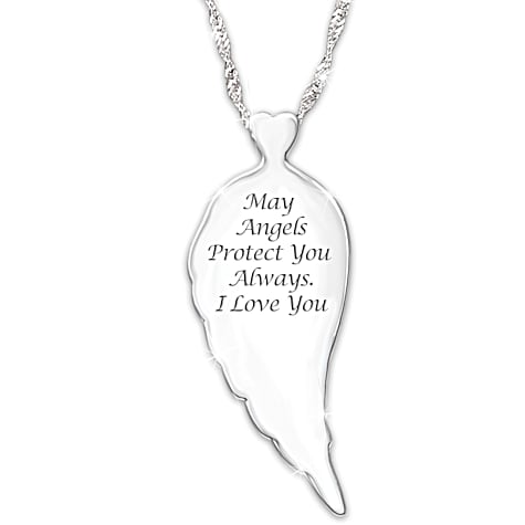 Protection For My Daughter Pendant Necklace Protection For My Daughter Pendant Necklace