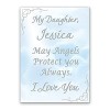 Protection For My Daughter Pendant Necklace Protection For My Daughter Pendant Necklace