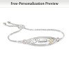 1 Diamond Granddaughter God Bless You Personalized Bracelet 1 Diamond Granddaughter God Bless You Personalized Bracelet