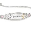 1 Diamond Granddaughter God Bless You Personalized Bracelet 1 Diamond Granddaughter God Bless You Personalized Bracelet